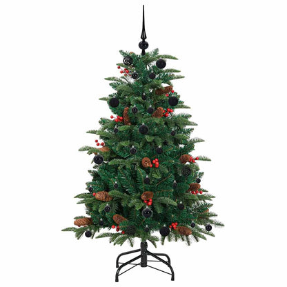 Umělý Vánoční Stromeček Zelená 150 Cm Pvc, Kov A Plast