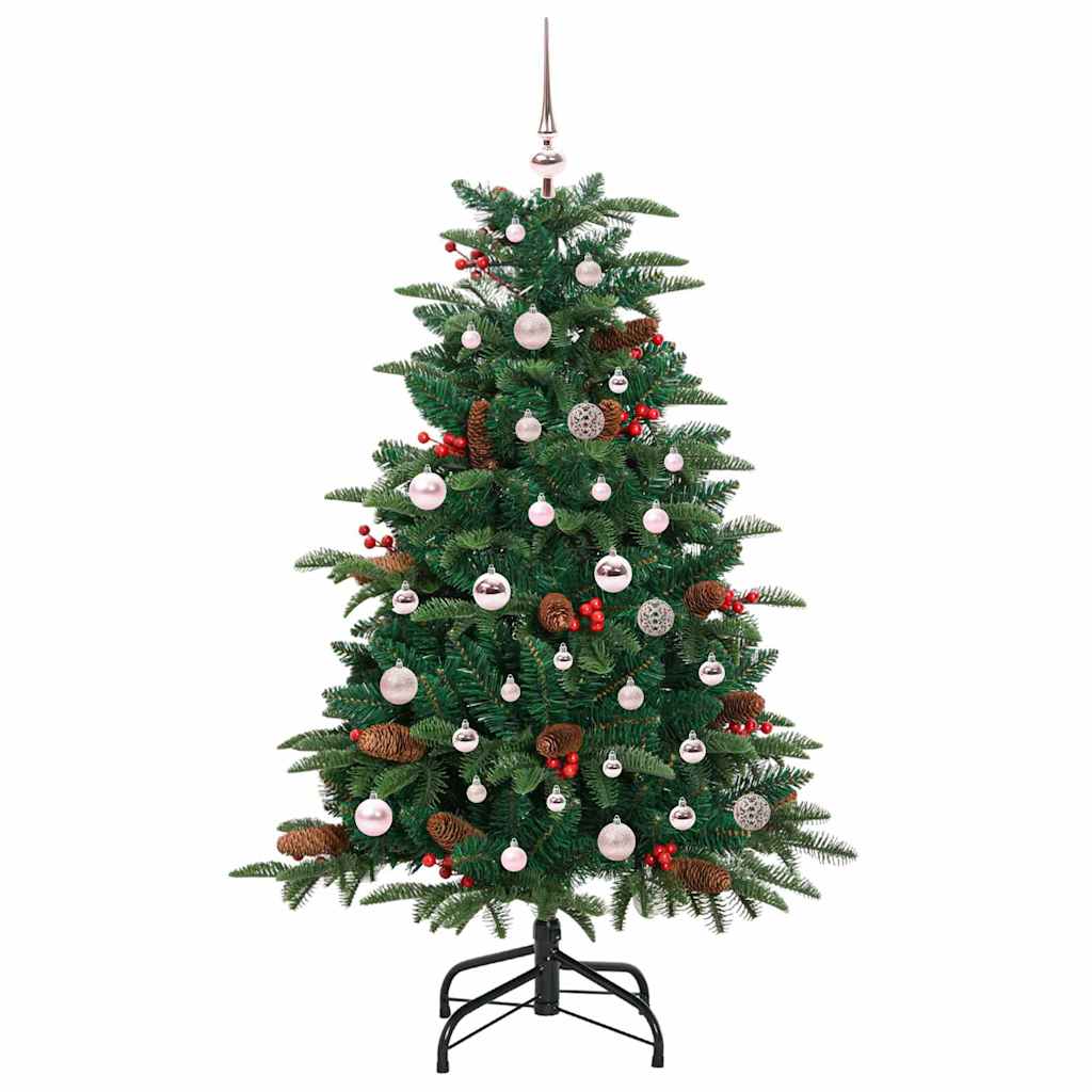 Umělý Vánoční Stromeček Zelená 150 Cm Pvc, Kov A Plast