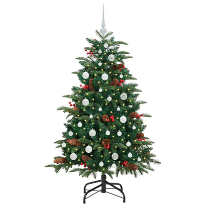Umělý Vánoční Stromeček Zelená 150 Cm Pvc, Kov A Plast