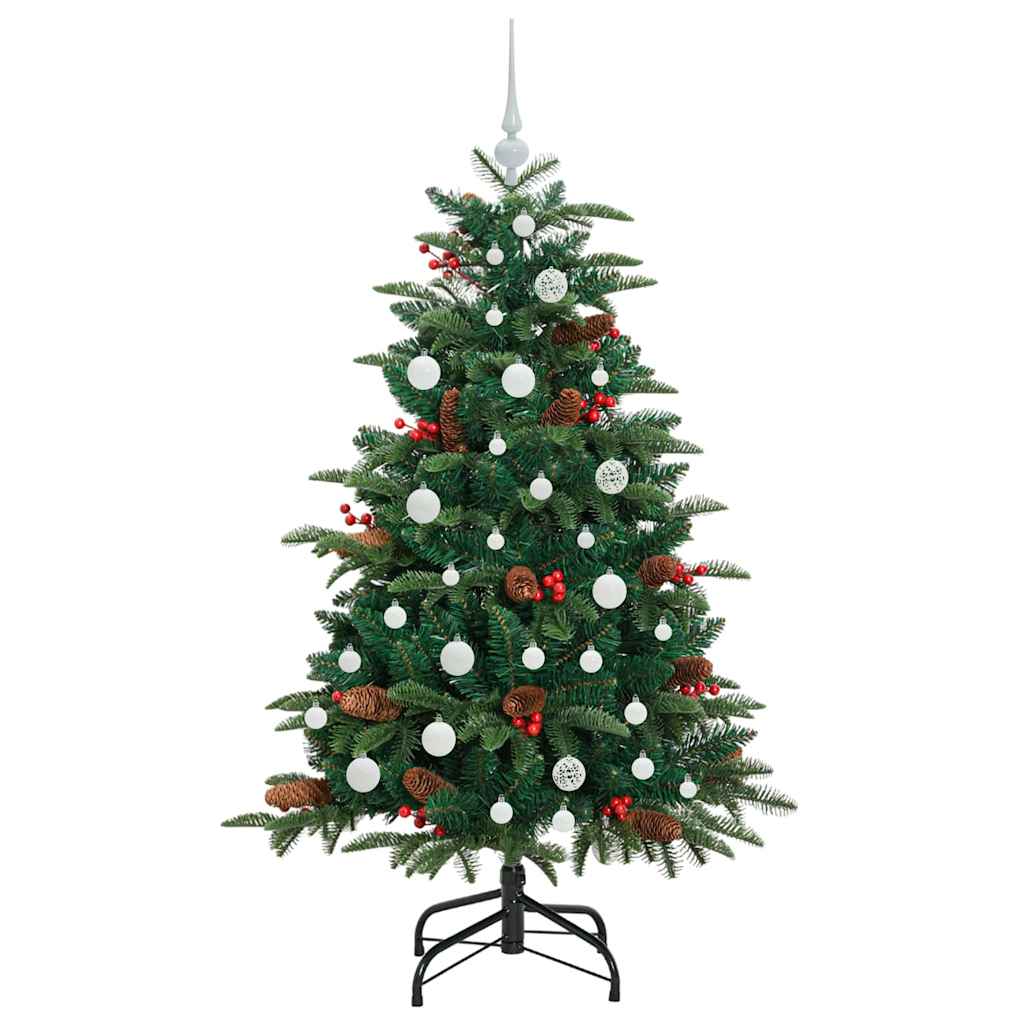 Umělý Vánoční Stromeček Zelená 150 Cm Pvc, Kov A Plast