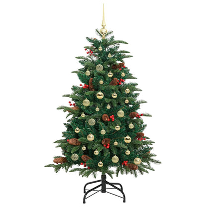Umělý Vánoční Stromeček Zelená 150 Cm Pvc, Kov A Plast