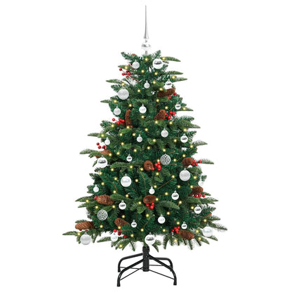 Umělý Vánoční Stromeček Zelená 150 Cm Pvc, Kov A Plast