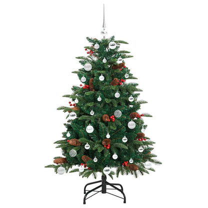 Umělý Vánoční Stromeček Zelená 150 Cm Pvc, Kov A Plast