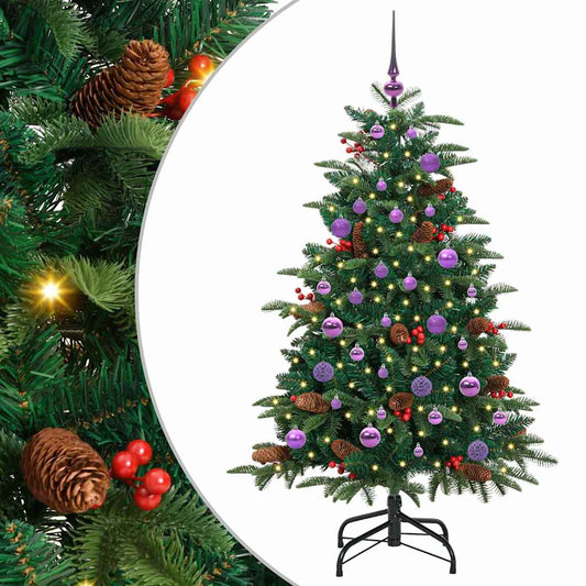 Umělý Vánoční Stromeček Zelená 150 Cm Pvc, Kov A Plast