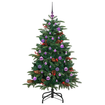 Umělý Vánoční Stromeček Zelená 150 Cm Pvc, Kov A Plast