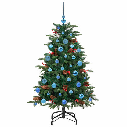 Umělý Vánoční Stromeček Zelená 150 Cm Pvc, Kov A Plast
