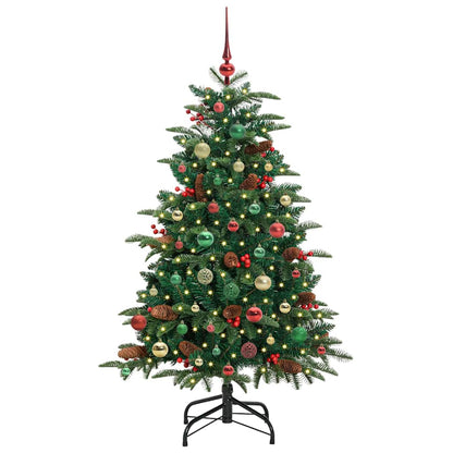 Umělý Vánoční Stromeček Zelená 150 Cm Pvc, Kov A Plast