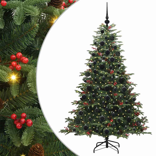 Umělý Vánoční Stromeček Zelená 180 Cm Pvc, Kov A Plast
