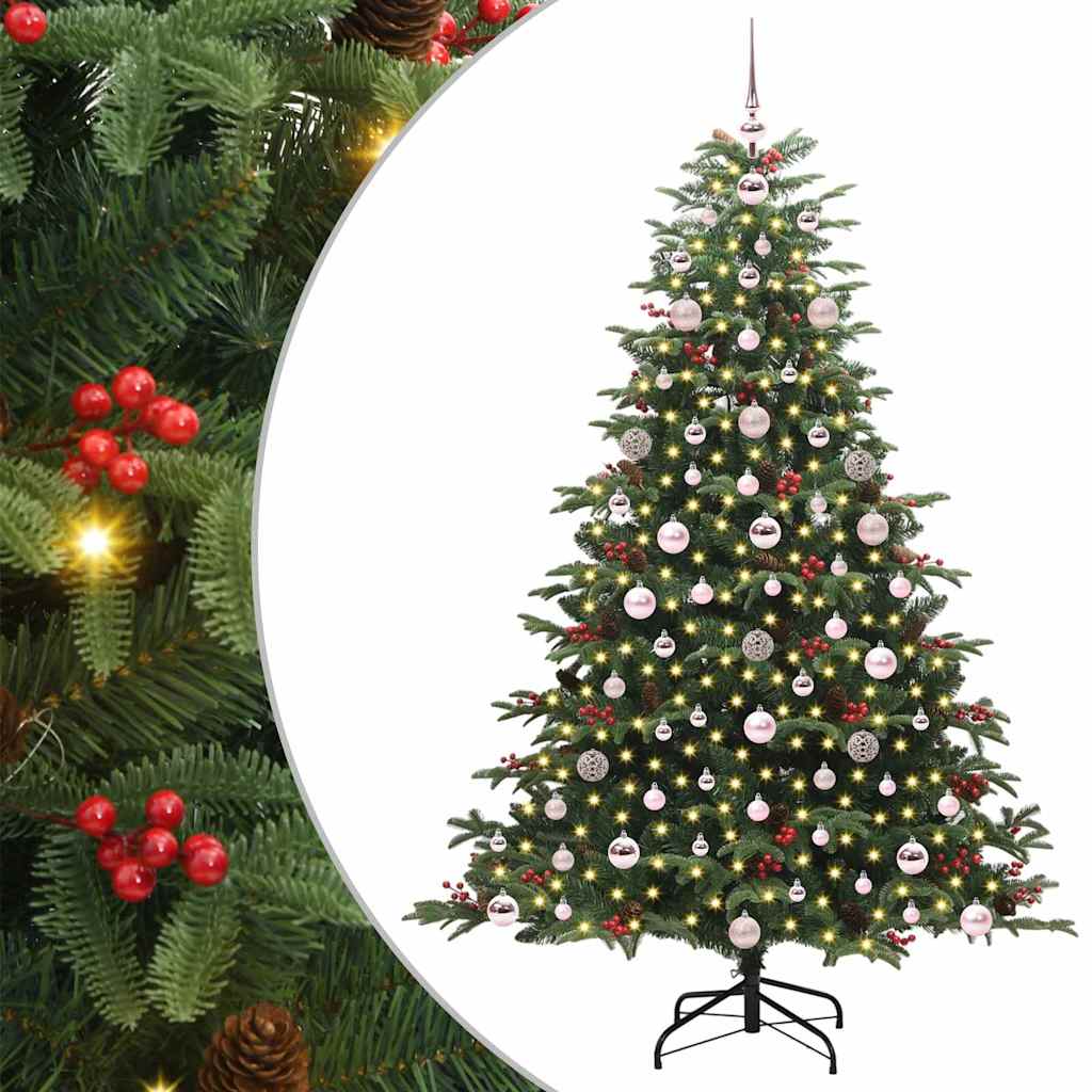 Umělý Vánoční Stromeček Zelená 180 Cm Pvc, Kov A Plast