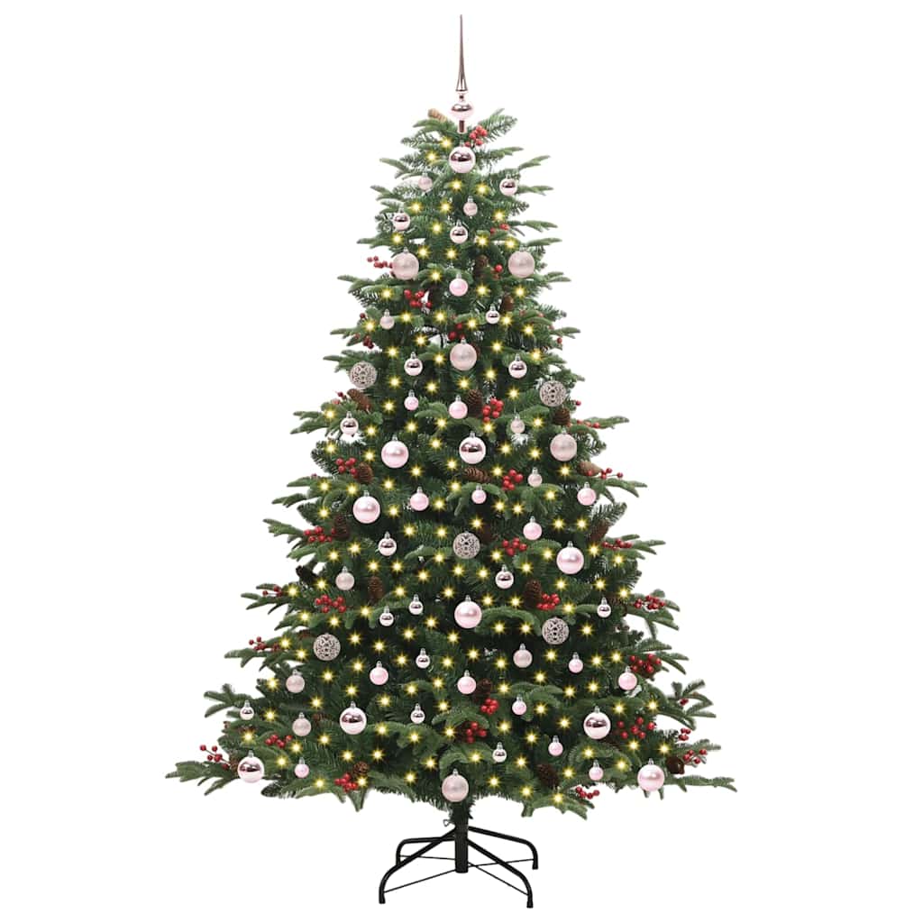Umělý Vánoční Stromeček Zelená 180 Cm Pvc, Kov A Plast