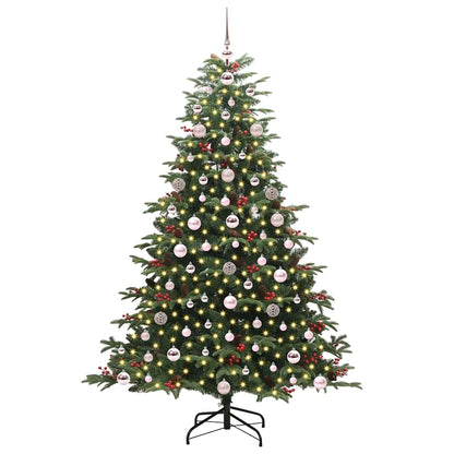 Umělý Vánoční Stromeček Zelená 180 Cm Pvc, Kov A Plast