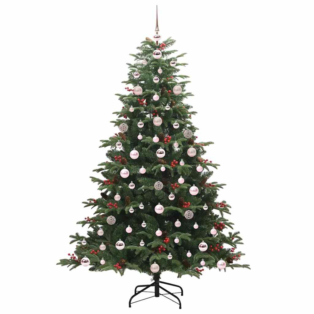 Umělý Vánoční Stromeček Zelená 180 Cm Pvc, Kov A Plast