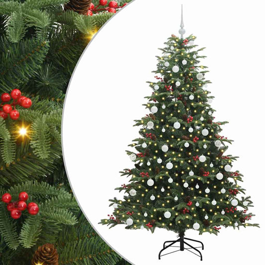 Umělý Vánoční Stromeček Zelená 180 Cm Pvc, Kov A Plast