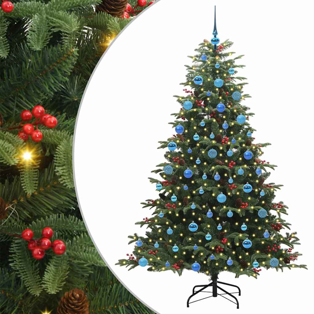 Umělý Vánoční Stromeček Zelená 180 Cm Pvc, Kov A Plast