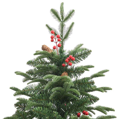 Umělý Vánoční Stromeček Zelená 210 Cm Pvc, Kov A Plast