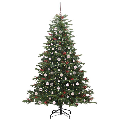 Umělý Vánoční Stromeček Zelená 210 Cm Pvc, Kov A Plast