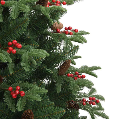 Umělý Vánoční Stromeček Zelená 210 Cm Pvc, Kov A Plast