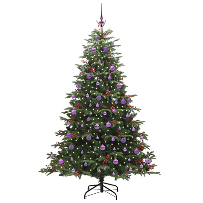Umělý Vánoční Stromeček Zelená 210 Cm Pvc, Kov A Plast