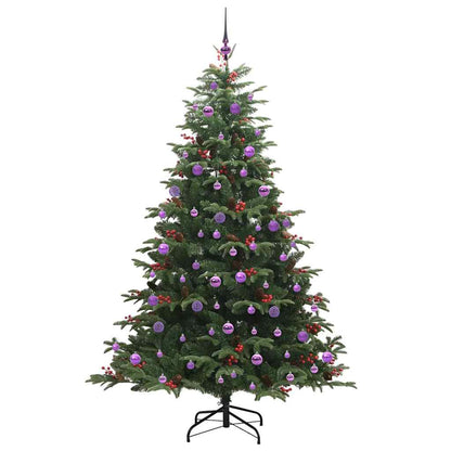 Umělý Vánoční Stromeček Zelená 210 Cm Pvc, Kov A Plast