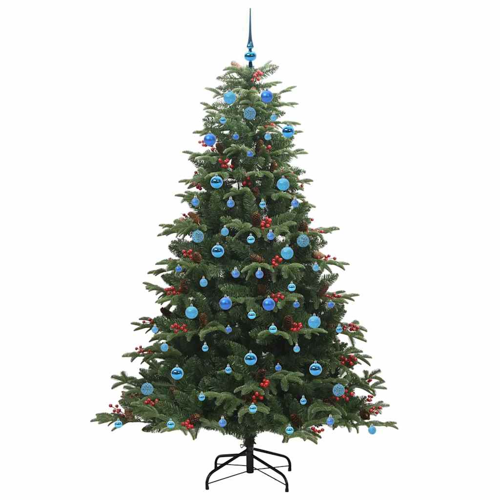 Umělý Vánoční Stromeček Zelená 210 Cm Pvc, Kov A Plast