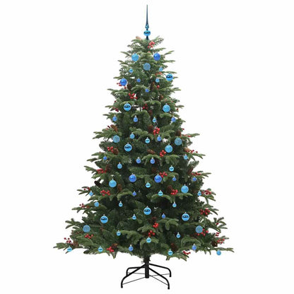 Umělý Vánoční Stromeček Zelená 210 Cm Pvc, Kov A Plast