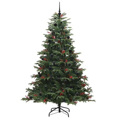 Umělý Vánoční Stromeček Zelená 240 Cm Pvc, Kov A Plast