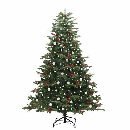 Umělý Vánoční Stromeček Zelená 240 Cm Pvc, Kov A Plast