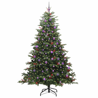 Umělý Vánoční Stromeček Zelená 240 Cm Pvc, Kov A Plast