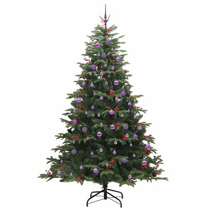 Umělý Vánoční Stromeček Zelená 240 Cm Pvc, Kov A Plast