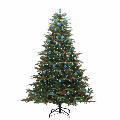 Umělý Vánoční Stromeček Zelená 240 Cm Pvc, Kov A Plast