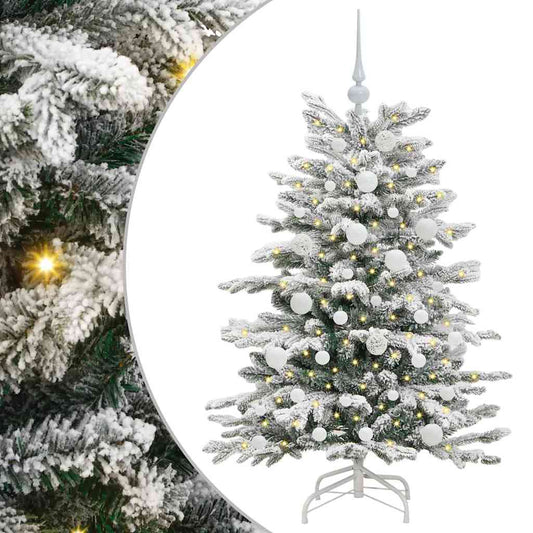 Umělý Skládací Vánoční Strom Bílá 120 Cm Pe A Pvc