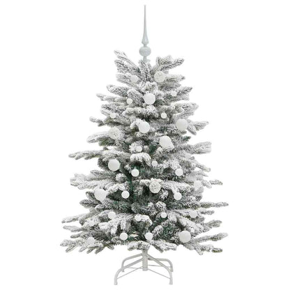 Umělý Skládací Vánoční Strom Bílá 120 Cm Pe A Pvc
