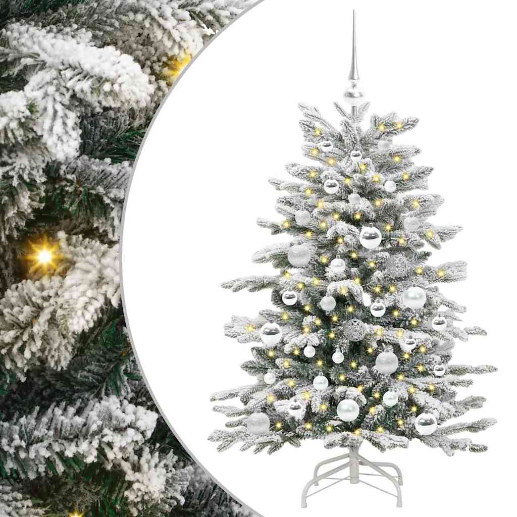 Umělý Skládací Vánoční Strom Bílá 120 Cm Pe A Pvc