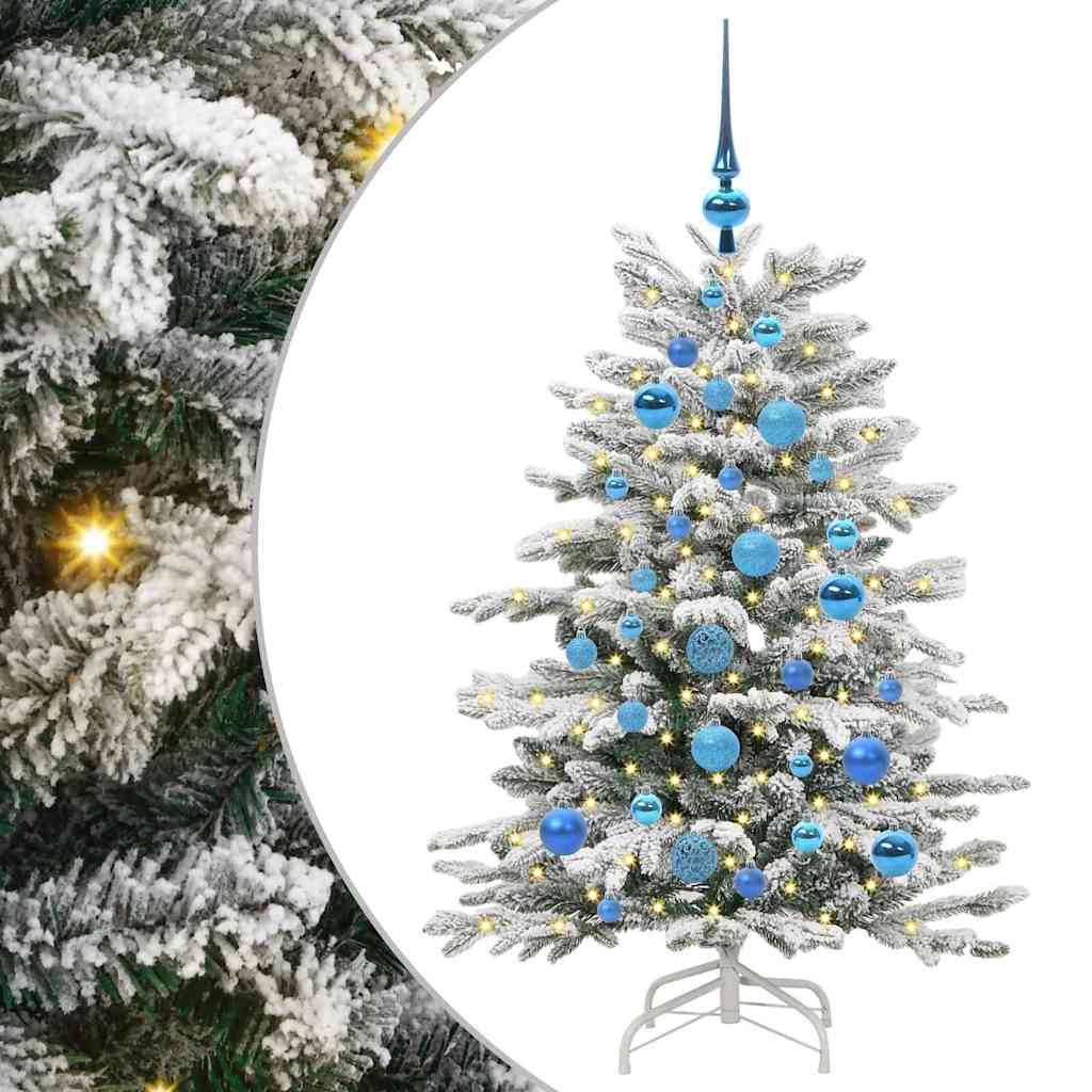 Umělý Skládací Vánoční Strom Bílá 120 Cm Pe A Pvc