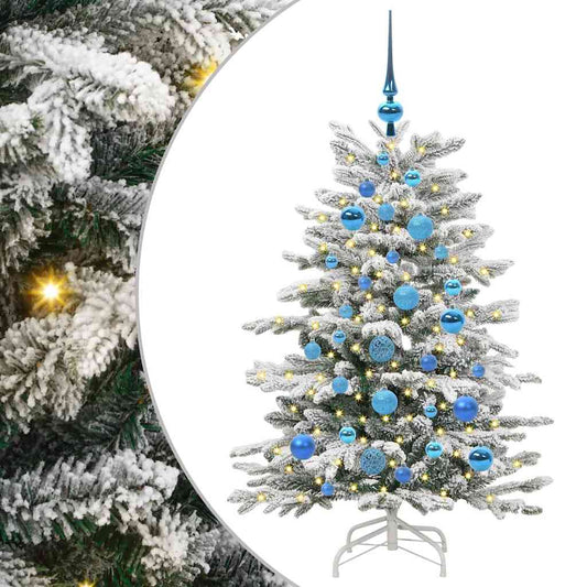 Umělý Skládací Vánoční Strom Bílá 120 Cm Pe A Pvc