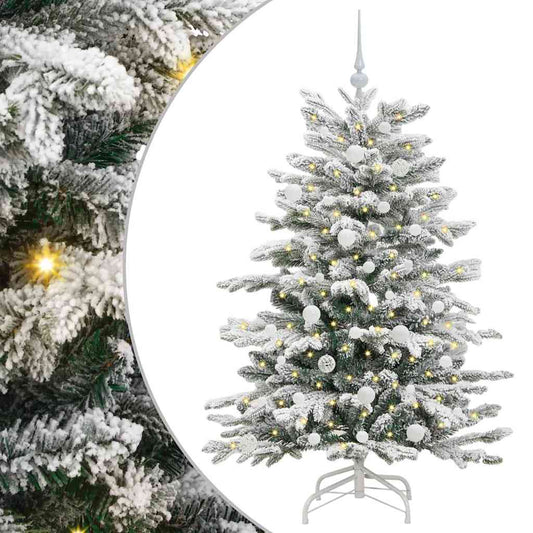 Umělý Skládací Vánoční Strom Bílá 150 Cm Pe A Pvc