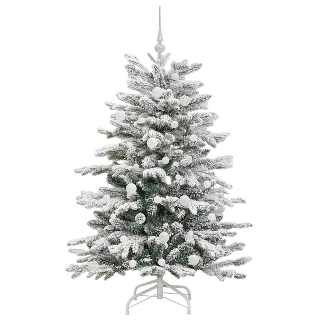 Umělý Skládací Vánoční Strom Bílá 150 Cm Pe A Pvc