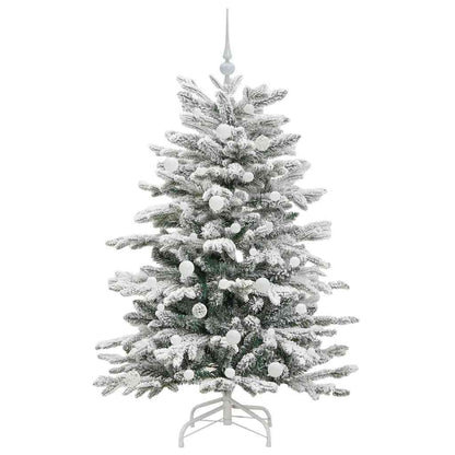 Umělý Skládací Vánoční Strom Bílá 150 Cm Pe A Pvc
