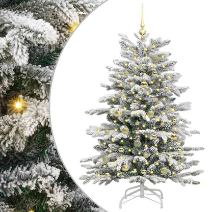 Umělý Skládací Vánoční Strom Bílá 150 Cm Pe A Pvc