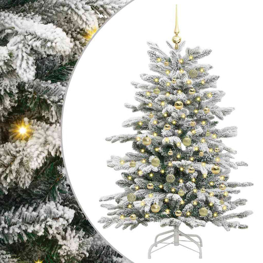 Umělý Skládací Vánoční Strom Bílá 150 Cm Pe A Pvc