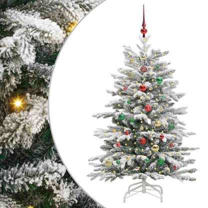 Umělý Skládací Vánoční Strom Bílá 150 Cm Pe A Pvc
