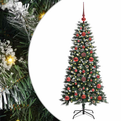 Umělý Vánoční Stromeček Zelená 120 Cm Pvc, Plast A Ocel
