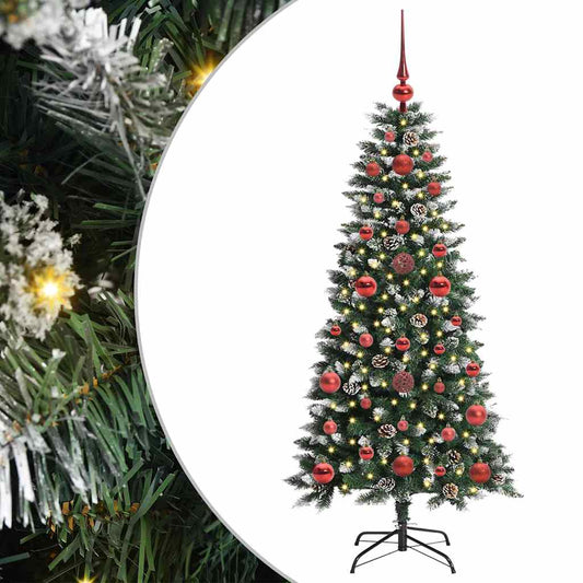Umělý Vánoční Stromeček Zelená 120 Cm Pvc, Plast A Ocel