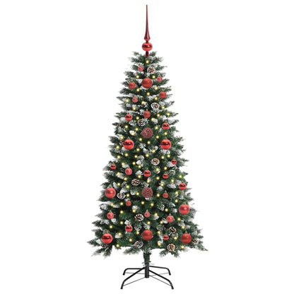 Umělý Vánoční Stromeček Zelená 120 Cm Pvc, Plast A Ocel