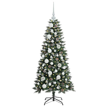 Umělý Vánoční Stromeček Zelená 120 Cm Pvc, Plast A Ocel