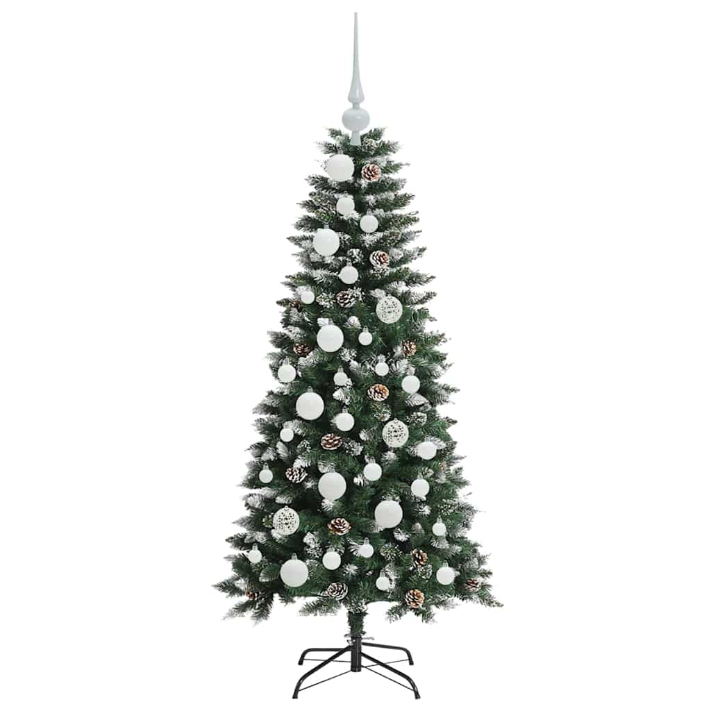 Umělý Vánoční Stromeček Zelená 120 Cm Pvc, Plast A Ocel