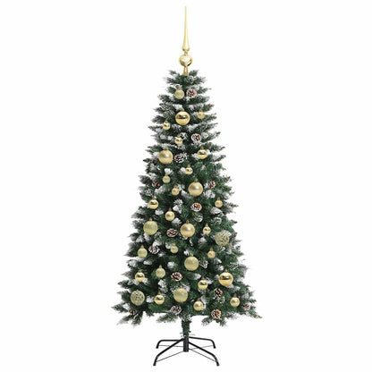 Umělý Vánoční Stromeček Zelená 120 Cm Pvc, Plast A Ocel