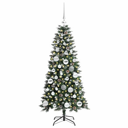 Umělý Vánoční Stromeček Zelená 120 Cm Pvc, Plast A Ocel