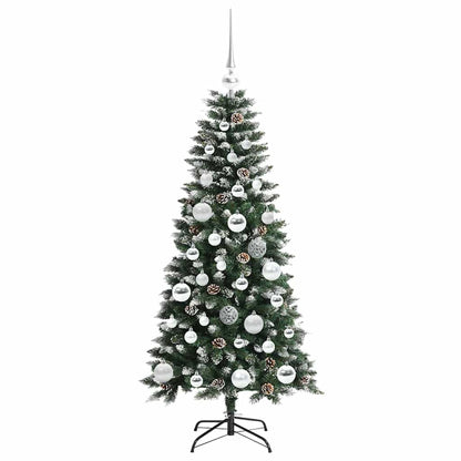 Umělý Vánoční Stromeček Zelená 120 Cm Pvc, Plast A Ocel