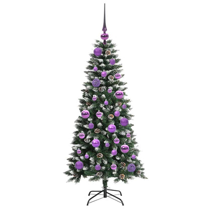 Umělý Vánoční Stromeček Zelená 120 Cm Pvc, Plast A Ocel